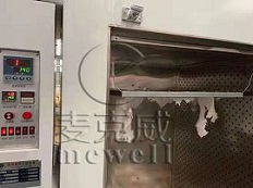 140℃，10分鐘，大面積破洞