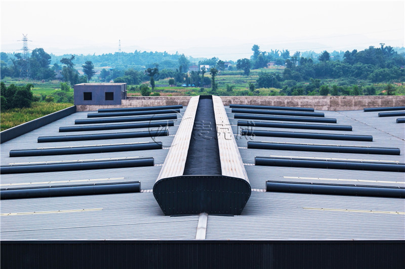 中鐵建工西南產業園項目屋頂通風天窗工程